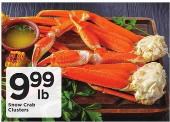 SHOPPERS Snow crab clusters offer