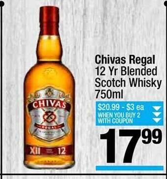 Super King Markets Chivas regal 12 yr blended scotch whisky offer