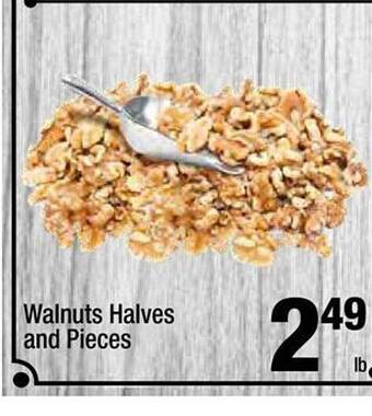 Super King Markets Walnuts halves and pieces offer