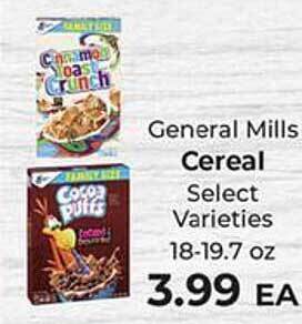 Sunset Foods General mills cereal offer