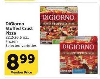 Vons Digiorno stuffed crust pizza offer