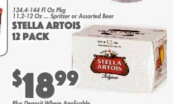 The Food Emporium Stella artois 12 pack offer
