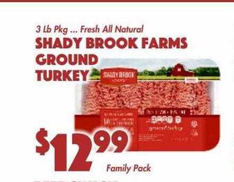The Food Emporium Shady brook farms ground turkey offer