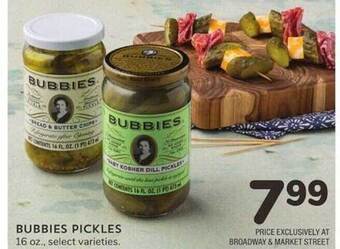 Albertsons Bubbies pickles offer