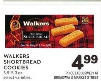 Albertsons Walkers shortbread cookies offer