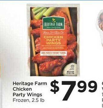 Food 4 Less Heritage farm chicken party wings offer