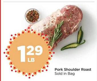 Food 4 Less Pork shoulder roast offer