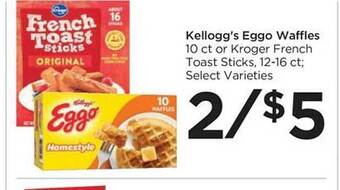 Food 4 Less Kellogg's eggo waffles offer