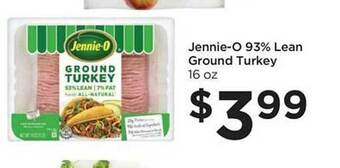 Food 4 Less Jennie-o 93% lean ground turkey offer
