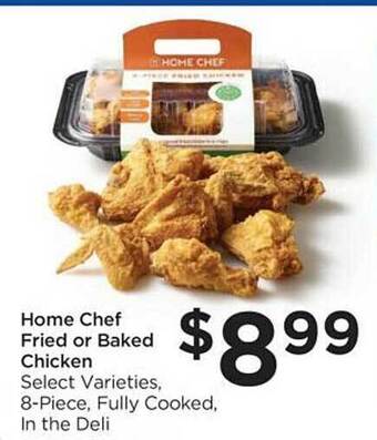 Foods Co Home chef fried or baked chicken offer