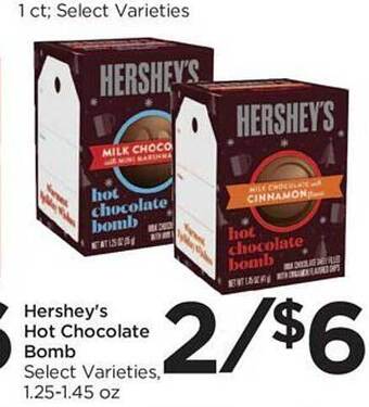 Foods Co Hershey's hot chocolate bomb offer
