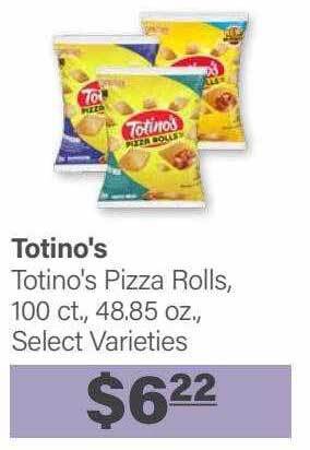 Commissary Totino's pizza rolls offer