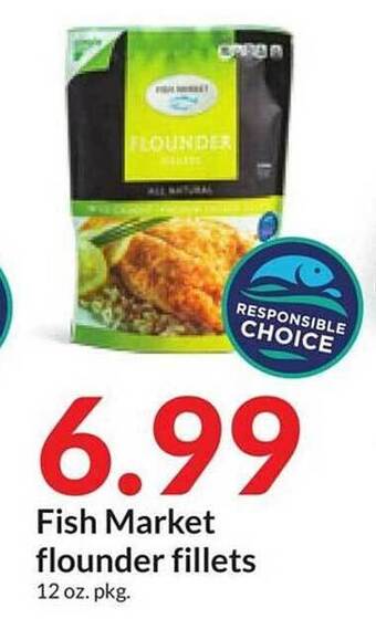 Hy-Vee Fish market flounder fillets offer