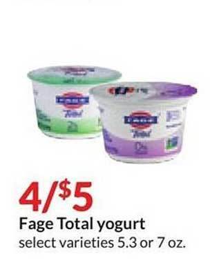 Hy-Vee Fage total yogurt offer