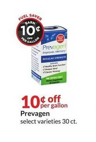 Hy-Vee Prevagen select varieties offer