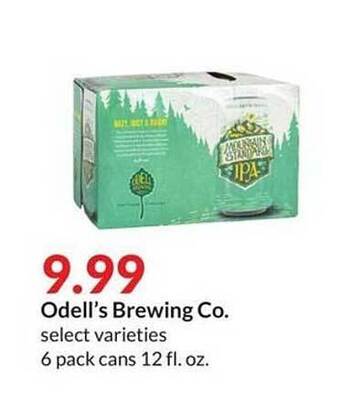 Hy-Vee Odell's brewing co offer