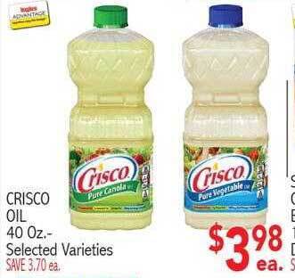 Ingles Markets Crisco oil offer