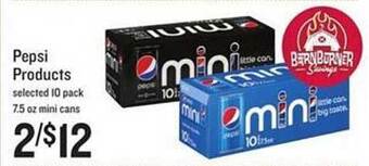 Lowes Foods Pepsi products offer