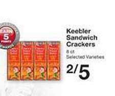 Price Chopper Keebler sandwich crackers offer