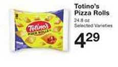 Price Chopper Totino's pizza rolls offer