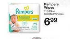Price Chopper Pampers wipes offer