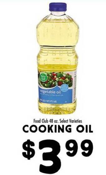 Maceys Food club cooking oil offer