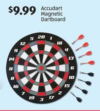 Aldi Accudart magnetic dartboard offer