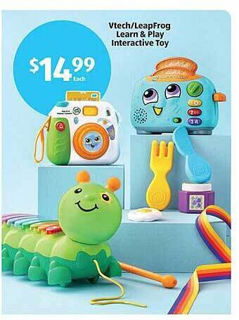 Aldi Vtech-leapfrog learn & play interactive toy offer