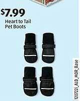 Aldi Heart to tail pet boots offer