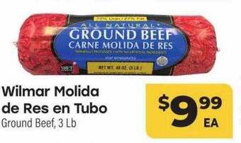 Cardenas Wilmar molida de res en tubo offer