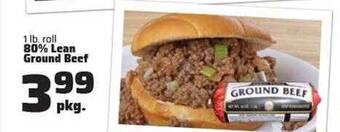 County Market 80% lean ground beef offer