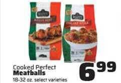 County Market Cooked perfect meatballs offer