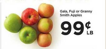 Food 4 Less Gala fuji or granny smith apples offer