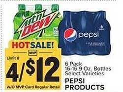 Food Lion Pepsi products offer