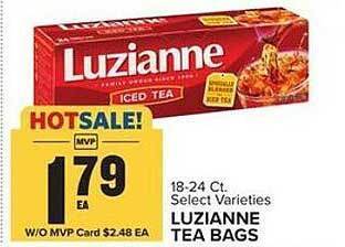 Food Lion Luzianne tea bags offer