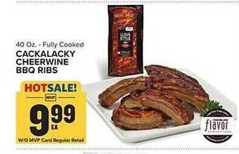 Food Lion Cackalacky cheerwine bbq ribs offer