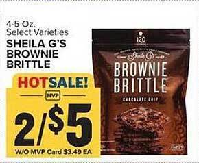 Food Lion Sheila g's brownie brittle offer