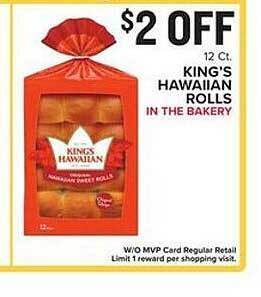 Food Lion King's hawaiian rolls offer