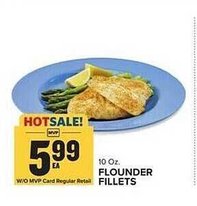 Food Lion Flounder fillets offer