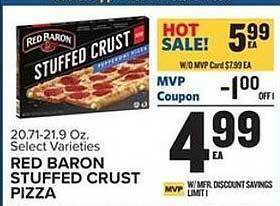 Food Lion Red baron stuffed crust pizza offer
