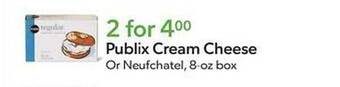 Publix Publix cream cheese offer