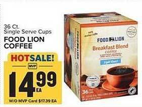 Food Lion Food lion coffee offer