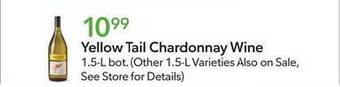 Publix Yellow tail chardonnay wine offer