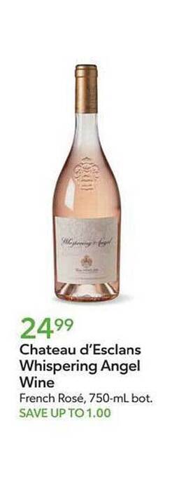 Publix Chateau d'esclans whispering angel wine offer
