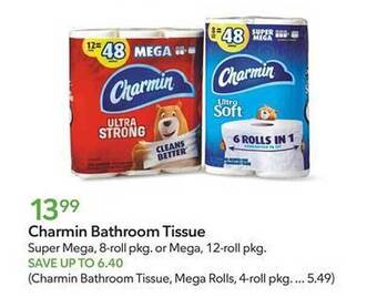 Publix Charmin bathroom tissue offer