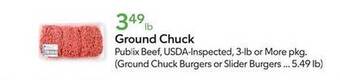 Publix Ground chuck offer