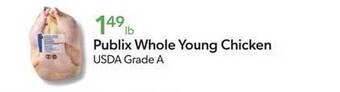 Publix Publix whole young chicken offer
