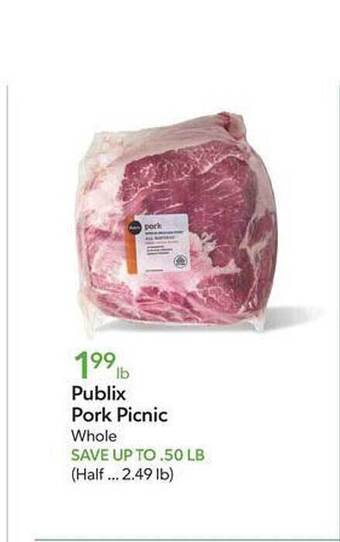 Publix Publix pork picnic offer