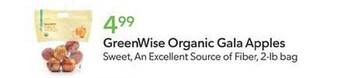 Publix Greenwise organic gala apples offer
