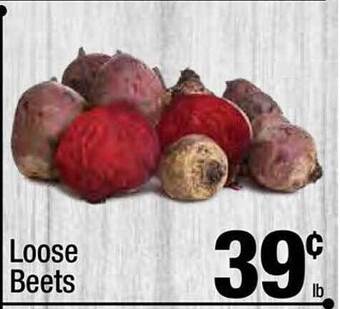 Super King Markets Loose beets offer